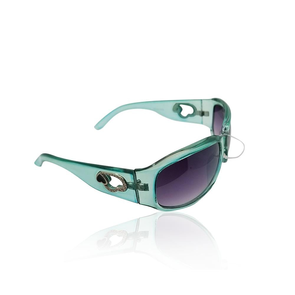 UV Protection Wrap-around Sky Blue Sunglasses (Free Size) - S'roushaa