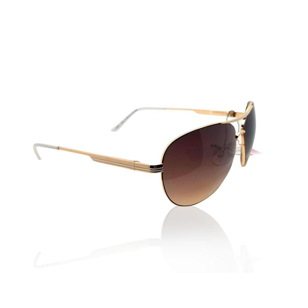 Brown Aviator Sunglasses Brown (Free Size) - S'roushaa
