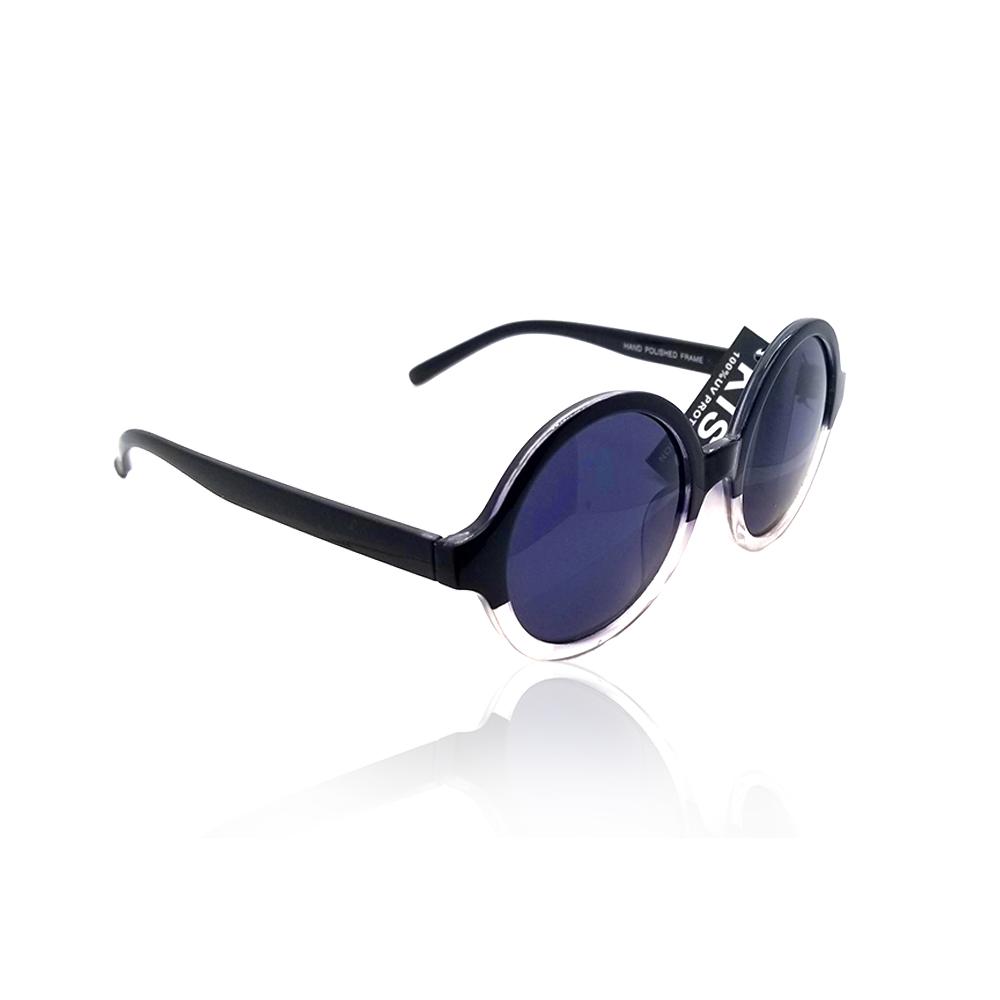 UV Protection Round Blue Sunglasses - S'roushaa