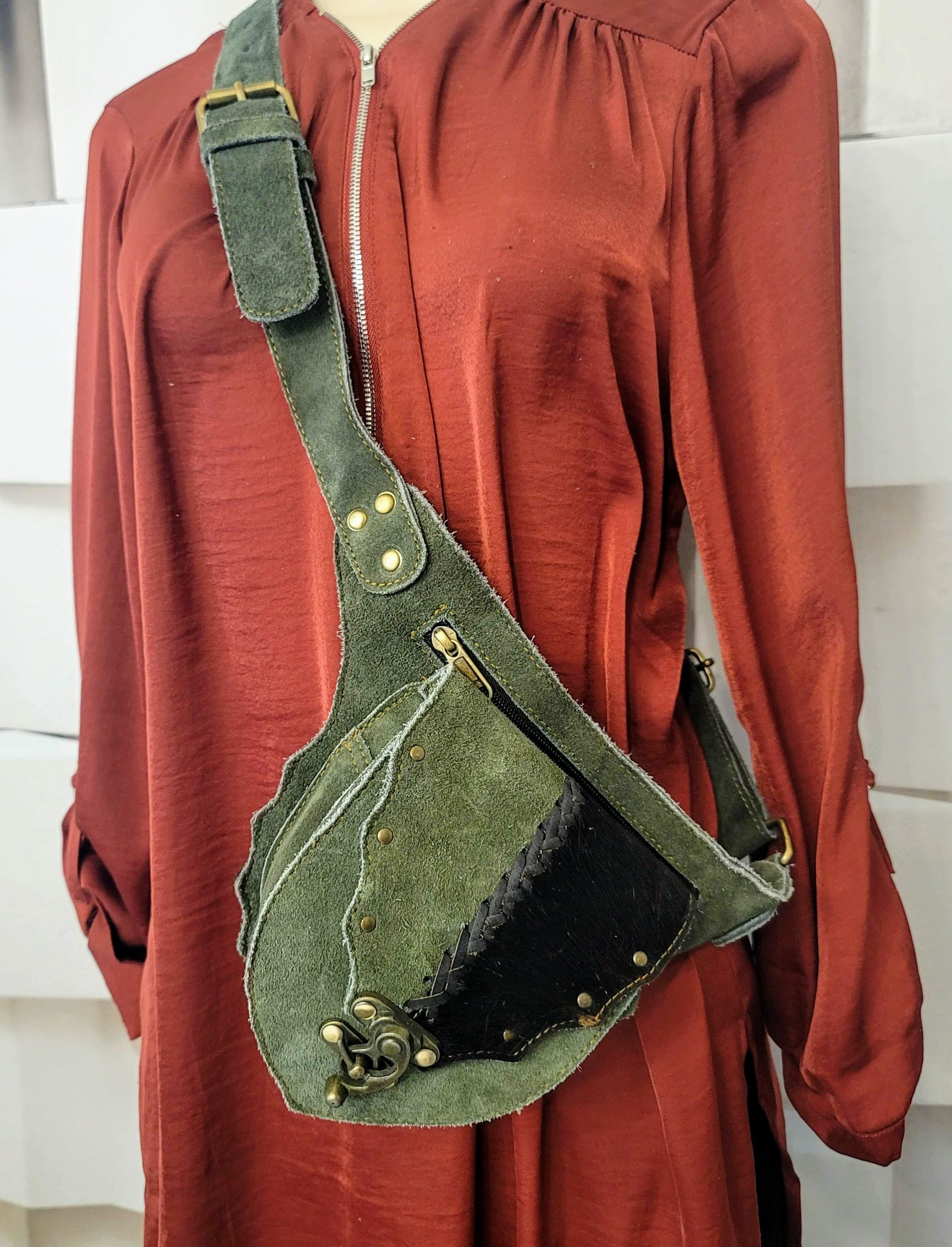 Genuine Leather Fanny Pack, Shoulder Bags