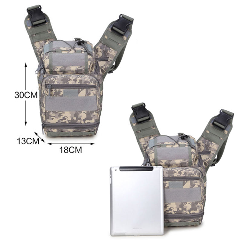Camouflage Outdoor Camping Custom Camera Bag Tactical Military Crossbody Bag