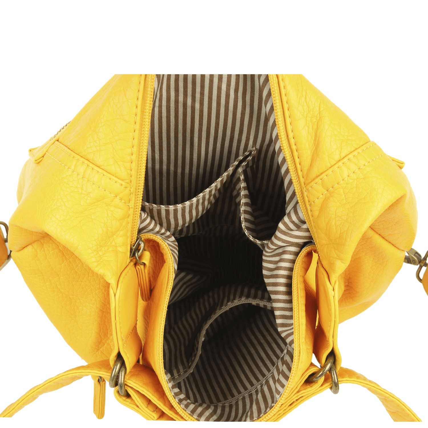 Women's-Backpack-In-Mustard