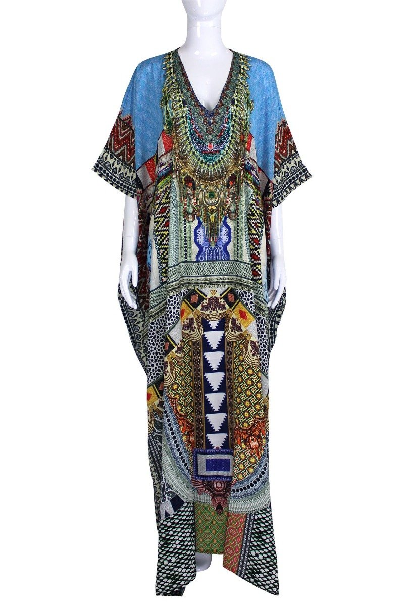 Luxury Long Kaftan Dress - S'roushaa