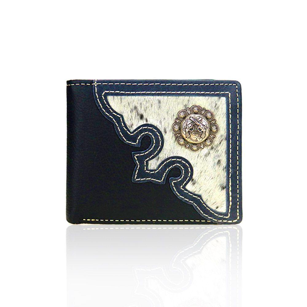 Genuine-Hair-On-Leather-Collection-Men's-Wallets