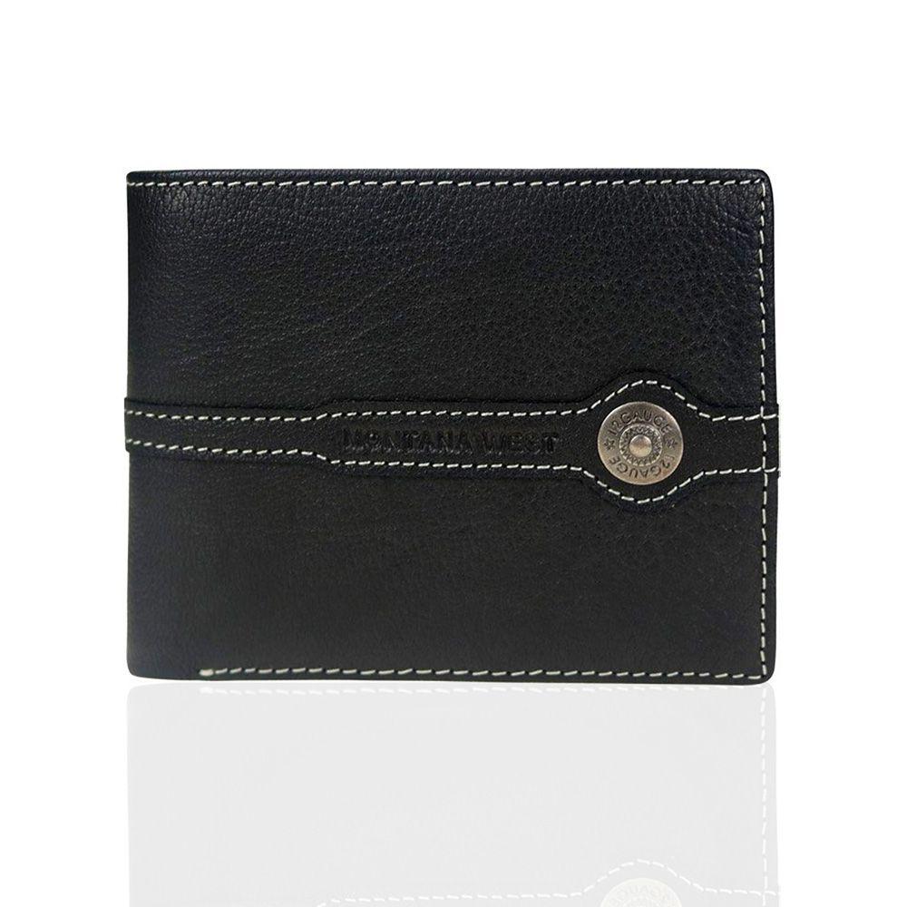 Genuine-Leather-Cross-Collection-Men's-Wallet-Black