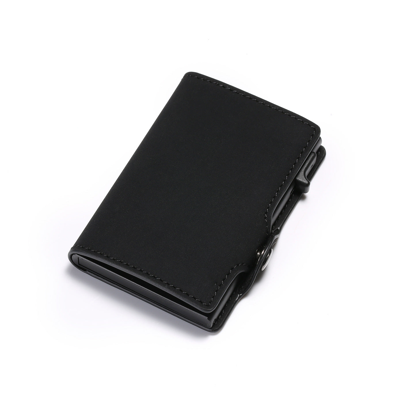 Sroushaa New Aluminum alloy credit card wallet RFID men purse occlude anti-theft customizable visa card holder wallet