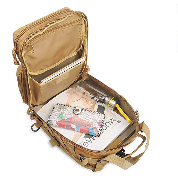 Travelling Hiking roushaa Camping Shoulder Bag Pack Assault Rucksack Tactical Sling Bag Pack Military Chest Bag