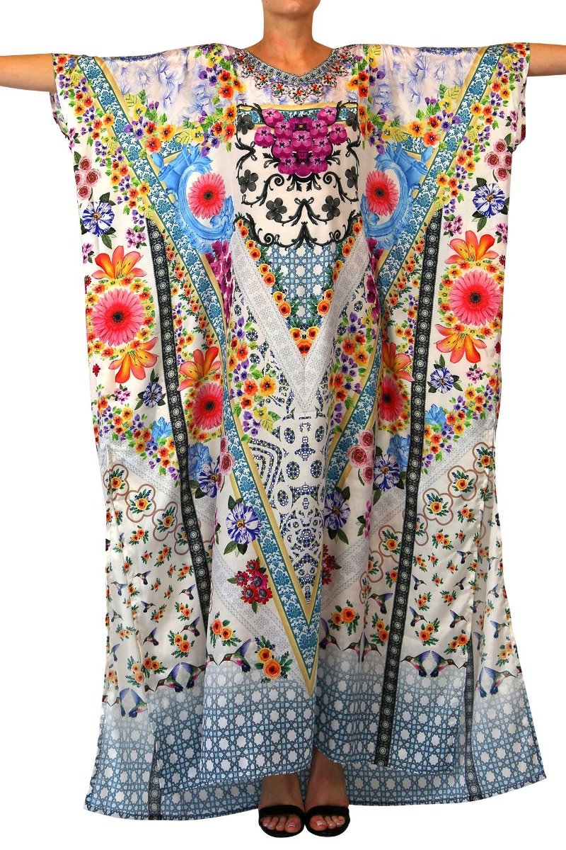 Kaftan-Dress-In-Floral-Print