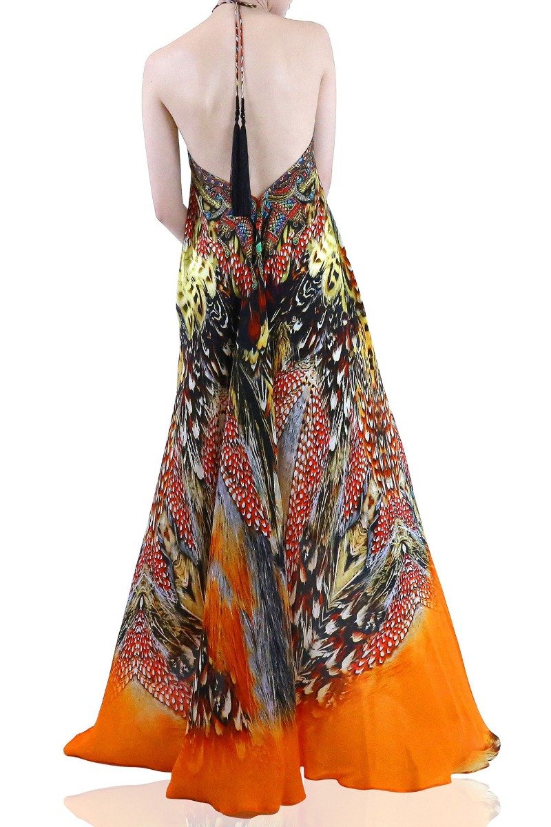 Maxi-Dress-3-Ways-To-Wear-Long-Dress-Orange