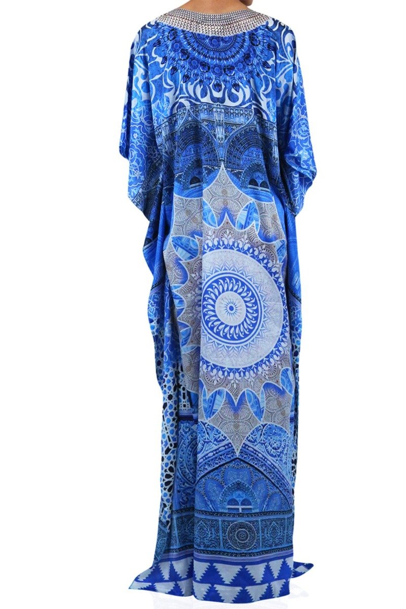 Jade Long Kaftan Dress - S'roushaa
