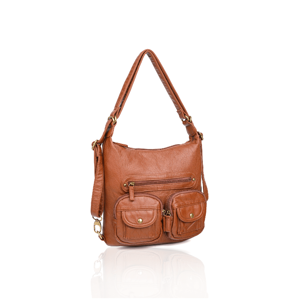 Women's-Leather-Backpack-Brown