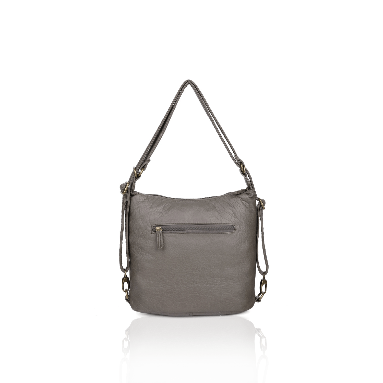 Women's-Leather-Backpack-Grey