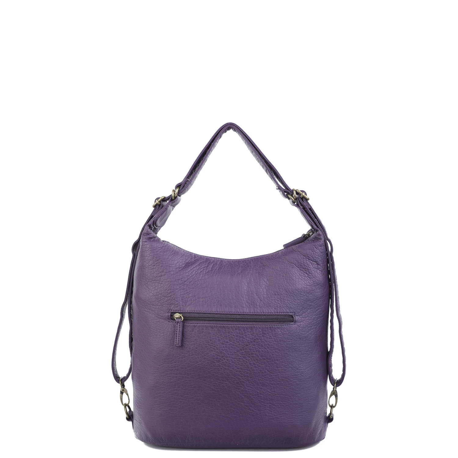 Women's-Leather-Backpack-In-Purple